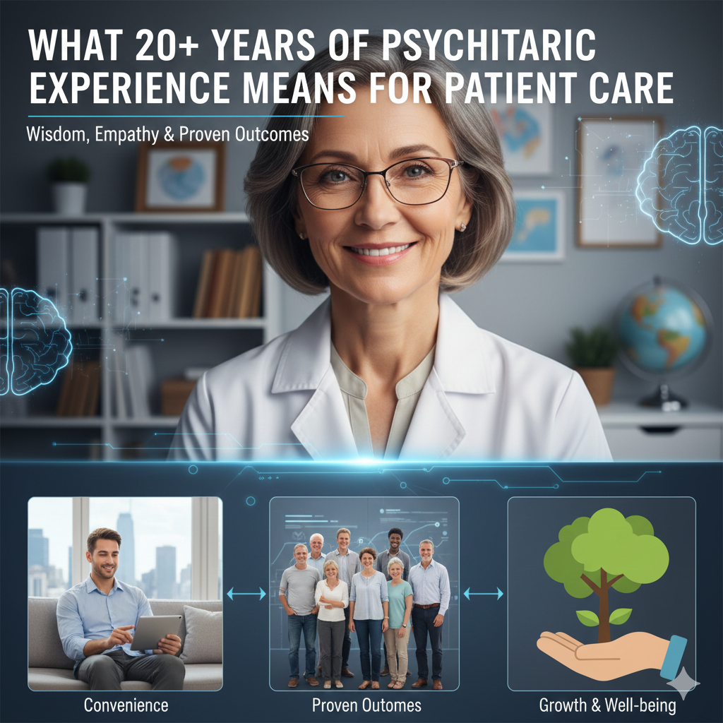What 20+ Years of Psychiatric Experience Means for Patient Care